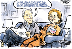 AT HOME WITH THE CLINTONS by Jeff Koterba