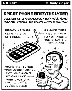 SMARTPHONE BREATHALYZER by Andy Singer