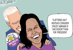 BIDEN AND STACEY ABRAMS by Jeff Darcy
