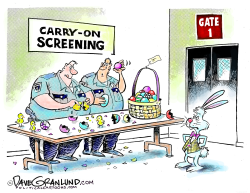 EASTER AIR TRAVEL by Dave Granlund