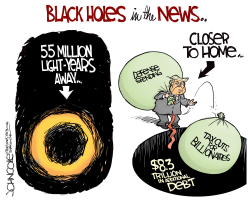 BLACK HOLES IN THE NEWS by John Cole