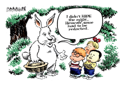 HIDING EASTER EGGS by Jimmy Margulies