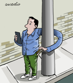 CELL PHONE SELF ROBBERY by Arcadio Esquivel