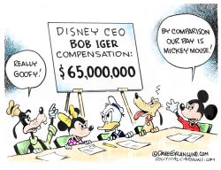 DISNEY CEO PAY by Dave Granlund