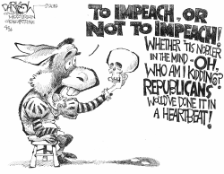 TO IMPEACH OR NOT by John Darkow