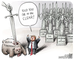 IN THE CLEAR by Adam Zyglis