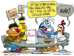CHICK-FIL-A MUPPETS  by Daryl Cagle