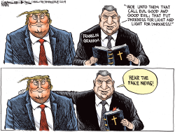 FRANKLIN GRAHAM AND ELECTION 2020 by Kevin Siers