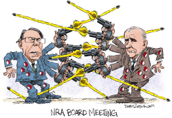 NRA BOARD MEETING by Daryl Cagle