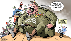 GLOBAL MILITARY SPENDING by Paresh Nath