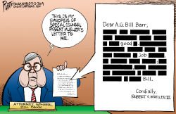 MUELLER'S LETTER TO BARR by Bruce Plante