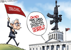 LOCAL OH DEWINE RED FLAG by Nate Beeler