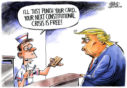 PUNCH YOUR CARD by Dave Whamond
