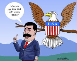 THE LITTLE BIRD OF MADURO HAS CHANGED by Arcadio Esquivel