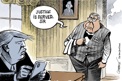A DEDICATED ATTORNEY GENERAL by Patrick Chappatte