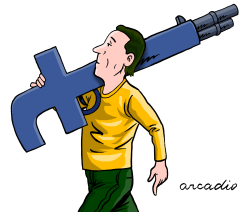 ONE USE FOR THE F OF FACEBOOK 2 by Arcadio Esquivel