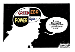 TRUMP TRANSPARENCY by Jimmy Margulies