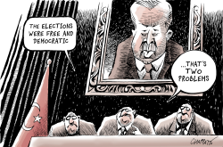 ELECTIONS CANCELED IN ISTANBUL by Patrick Chappatte