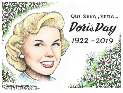 DORIS DAY TRIBUTE by Dave Granlund