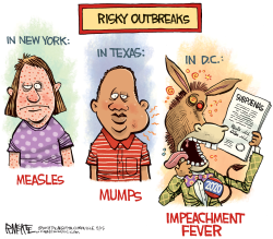 IMPEACHMENT OUTBREAK by Rick McKee