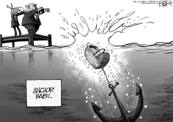 IMMIGRATION ANCHOR by Nate Beeler