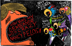 TRUMP AND HIS PARROTS by Randall Enos