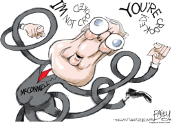 CROOKED MCCONNELL by Pat Bagley