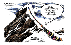 MOUNT EVEREST TRAFFIC by Jimmy Margulies