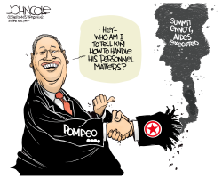 POMPEO AND NORTH KOREA by John Cole