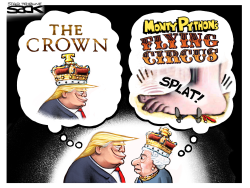 TRUMP V QUEEN by Steve Sack