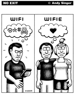 WIFI WIFIE by Andy Singer