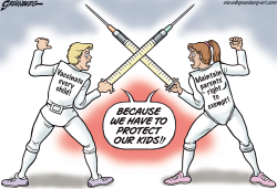 VACCINATION DUEL by Steve Greenberg