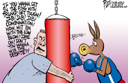 TRAINING FOR THE BIG DEBATE by Bruce Plante