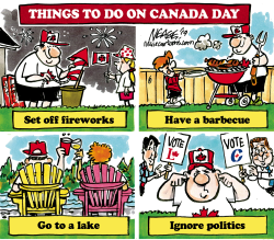 CANADA DAY FUN by Steve Nease
