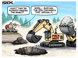 MINING NEAR PROTECTED WILDERNESSLOCAL TOON by Steve Sack