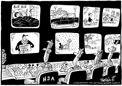 CORRECTED-HAPPY BIRTHDAY FROM THE NSA by Bob Englehart