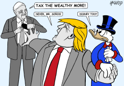 SOROS FOR NEW WEALTH TAX by Rainer Hachfeld
