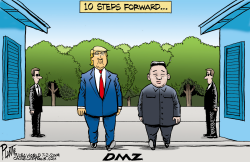 TRUMP AND THE DMZ by Bruce Plante