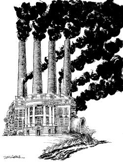 THE WHITE HOUSE AND THE ENVIRONMENT by Daryl Cagle