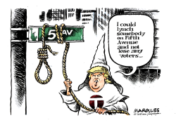 TRUMP RACIST MESSAGE by Jimmy Margulies