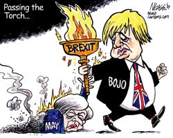 BREXIT TORCH by Steve Nease
