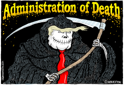 ADMINISTRATION OF DEATH by Monte Wolverton