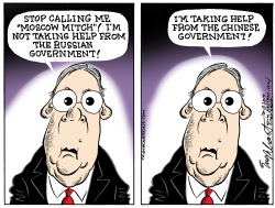 MITCH MCCONNELL by Bob Englehart