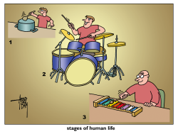 STAGES OF HUMAN LIFE by Arend Van Dam