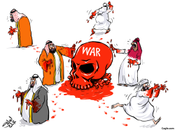 THE GULF AND THE WAR by Osama Hajjaj