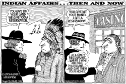 INDIAN AFFAIRS THEN AND NOW by Monte Wolverton