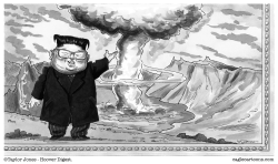 Kim Jongun mural by Taylor Jones