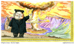 Kim Jongun mural by Taylor Jones