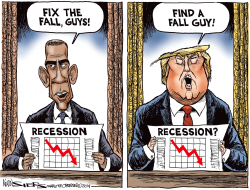 OBAMA AND TRUMP RECESSION STRATEGIES by Kevin Siers