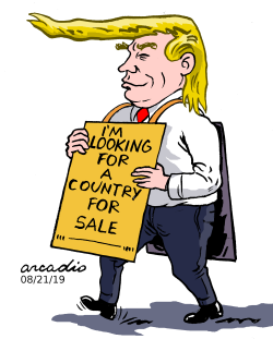 TRUMP IN SHOPPING DAYS by Arcadio Esquivel